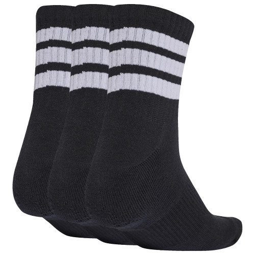 Adidas Κάλτσες 3-Stripes Cushioned Essentials Mid Cut Socks 3 pairs